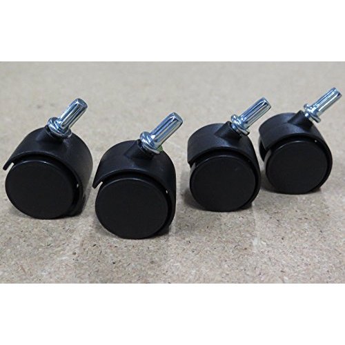 Set Of 4 Plastic Caster Wheels 3 Drawer Cart Office Storage Sterilite Black Walmart Com Walmart Com