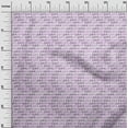 thumbnail image 3 of oneOone Cotton Poplin Purple Fabric Writing Font Craft Projects Decor Fabric Printed By The Yard 56 Inch Wide, 3 of 4