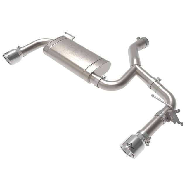 Fits 2015-2024 BMW X1 Advanced FLOW Engineering Exhaust System Kit 49-36349-P Mach Force XP Cat Back System; Stainless Steel; With Mufflers; 3 Inch to 2-1/2 Inch Diameter Pipe; Dual Exit