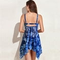 thumbnail image 2 of Lu's Chic Women's Beach Swimsuit Sexy Tankini V Neck Swimming Hawaiian Cutout Backless Spaghetti Strap Bathing Suit Style5 4X-Large, 2 of 4
