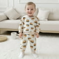 thumbnail image 3 of Kiijoy Boys' Casual Outfits Excavator Print Sweatshirt Sweatpants Sweatsuit, Sizes 18-24M, 3 of 8