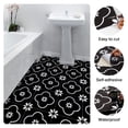thumbnail image 2 of Abyssaly 20Pcs Black and White Vinyl Flooring Peel and Stick 12" x 12" Self Adhesive Floor Tile Removable Stickers Tile, 2 of 8