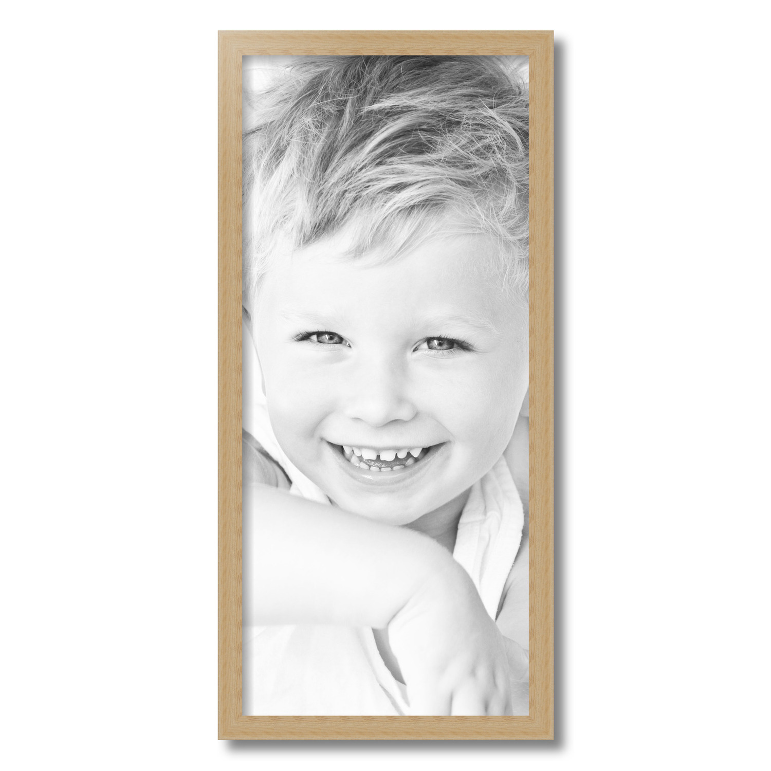 ArtToFrames 4x7 inch White Picture Frame, White Wood Poster Frame (4332)