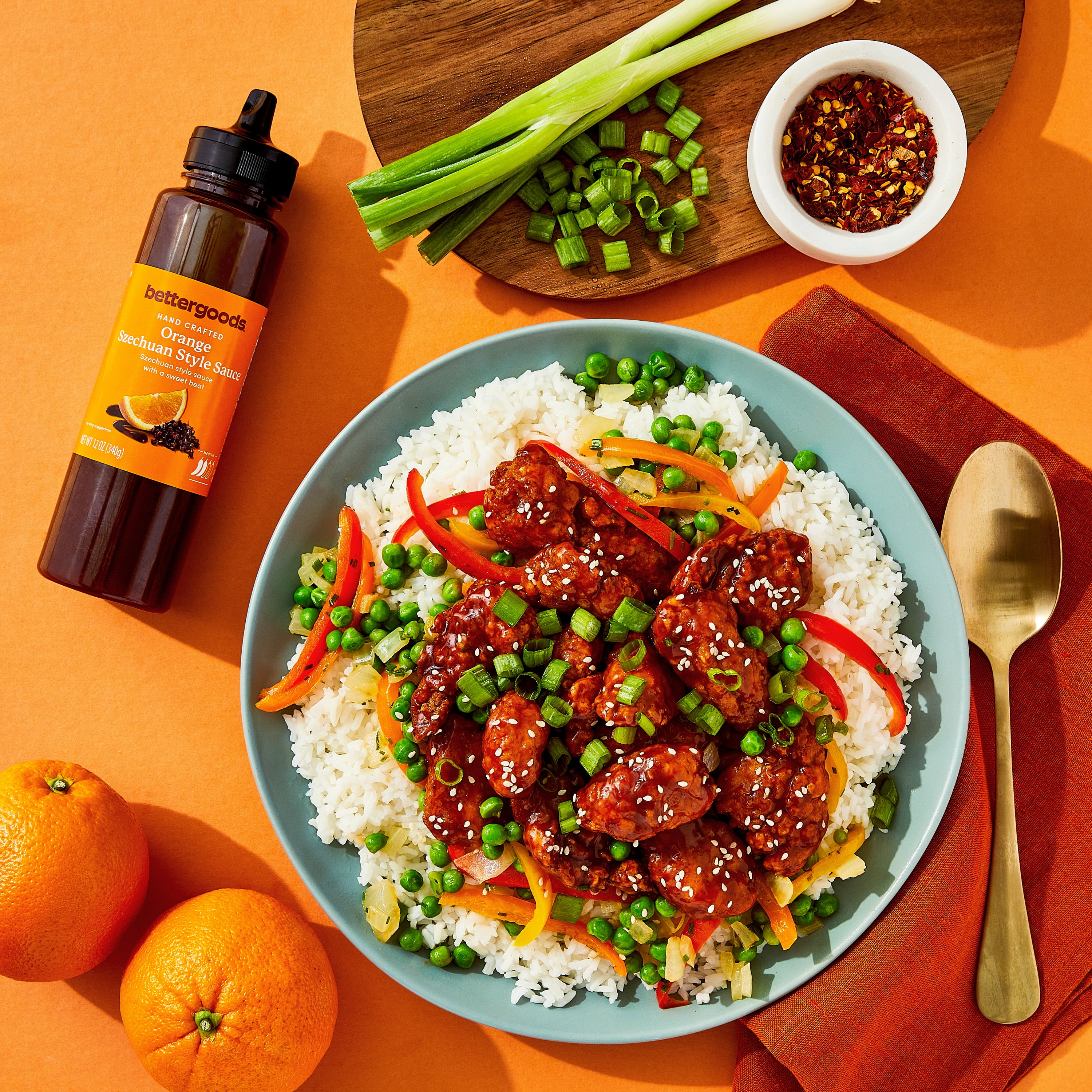 bettergoods Orange Szechuan Style Sauce, 12 oz