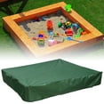 thumbnail image 2 of AMERTEER Waterproof Bunker Cover with Traction Rope 95% UV Resistant Outdoor Garden Sunshade Oxford Cloth Shelter Canopy Children Toy Sandpit Pool Sandbox Cover for Kids Garden Outdoor, 2 of 11