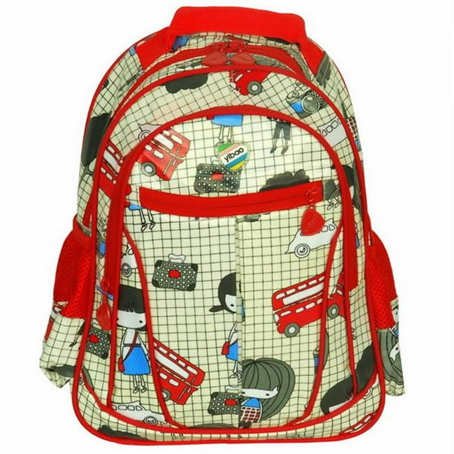 Go To School Fashion Kid Backpack Pre-School Backpack & Snack Backpack - Green
