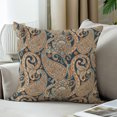 thumbnail image 3 of LALILO Throw Pillow Covers Paisley Asian Bohemian Bright Colorful Cushion Cover 18" x 18", 2 Pack, 3 of 6