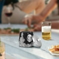 thumbnail image 5 of Yayeee Ashtray with Lid for Cigarette Smokeless Stainless Steel Home Ash Holder, Black Moon, 5 of 7