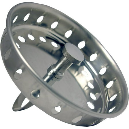 Lasco Fittings Kitchen Sink Basket Replacement - Stainless Steel, Chrome Plated - Silver
