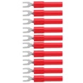 thumbnail image 3 of Fork Wire Connector, Reliable Spade Plug U Type High Strength Rugged Lightweight  For Multimeter Red, 3 of 8