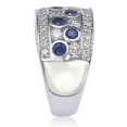 thumbnail image 6 of Sapphire and Diamond in Sterling Silver and 18K Gold Ring, 6 of 6