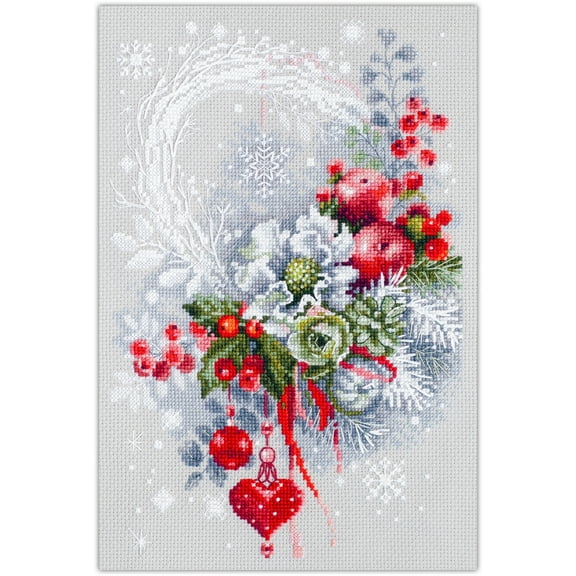 Winter Caprice Cross Stitch Kit by Magic Needle