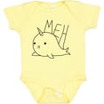 thumbnail image 3 of Inktastic Meh Narwhal Boys or Girls Baby Bodysuit, 3 of 5