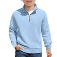 thumbnail image 5 of Children's Thick Pullover Sweatshirt Solid Color, Casual Loose, Heavy Winter Top, 5 of 5