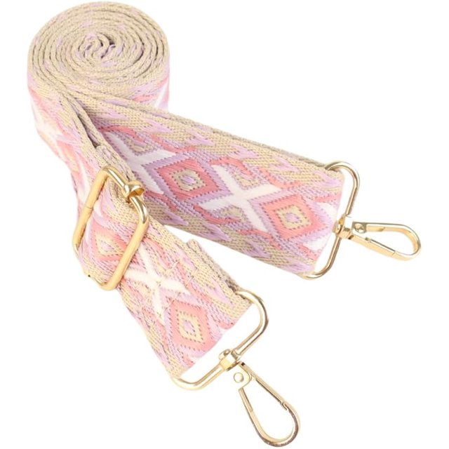 LinYooLi Bandoulière de Remplacement Réglable, Sangles de Bagage, Ceinture Bandoulière en Toile pour Sac à Main, Sangle de Sac à Main pour Femmes (Style A 119)