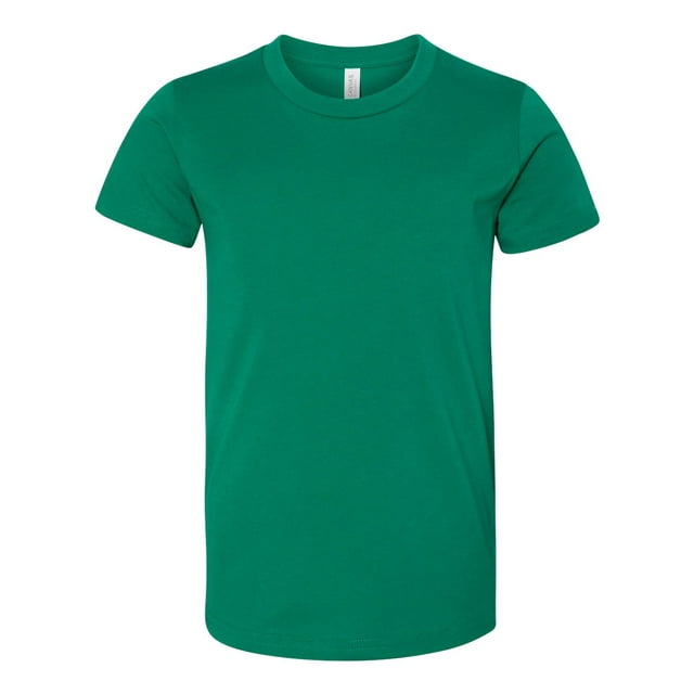 BELLA+CANVAS T-Shirt en Jersey à Manches Courtes 3001Y, S, Kelly