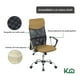 thumbnail image 5 of Silla De Oficina Ejecutiva Ergonomica Piel Sintetica Mesch beige KingsHouse 300261, 5 of 8