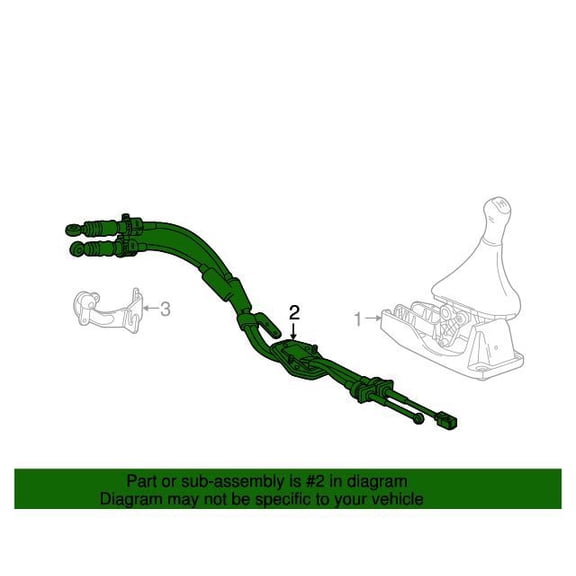 GM 25189436 Cable Asm-M/Trns Shft Lvr