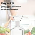 thumbnail image 4 of Non-Drip Design Glass Cruet, Dishwasher Safe Easy Refueling Borosilicate Glass Keeps Liquids Fresh, 4 of 6