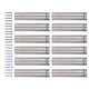 thumbnail image 2 of Juego de 12 tornillos separadores de acero inoxidable, tornillos publicitarios de 19x80mm, accesorios de montaje para colgar marcos de fotos acrílicos, 2 of 8