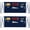 Navy, variant on DOVACKA 7-Pocket Server Apron with Zipper Pocket, 2 Pack, Waist Half Apron for Men Women, Waiter Waitress, 24"x12"