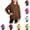 Coffee, variant on YOUYEDIAN Base Layer for Girls Casual Comfy Long Sleeve Crewneck Solid Color Shirts