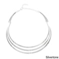 thumbnail image 2 of J&H Designs 5290/N/Silver Three-row Choker Necklace, 2 of 6