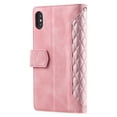 thumbnail image 4 of Feishell Crossbody Wallet Case for Apple iPhone XS Max,Luxury PU Leather Magnetic Buckle Zipper Pocket Card Slots Shockproof Flip Stand Phone Cover with Hand Strap & Shoulder Strap,Rosegold, 4 of 14