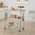 thumbnail image 3 of Trinity Stainless Steel Kitchen Cart 86.4cm (34in), 3 of 5