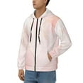 thumbnail image 3 of Honeii Marble Print Hoodies for Men, Pullover & Full Zip, Breathable Zip up Hoodie, Sweatshirt-Small, 3 of 5