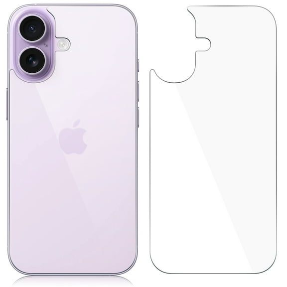 Beeyoka Back Screen Protector for iPhone 17 [2-Pack],17 Back Glass Protector Anti-Fingerprint/Scratch Ultra Thin 17 Back Screen Protector for iPhone 17(6.3 inch)