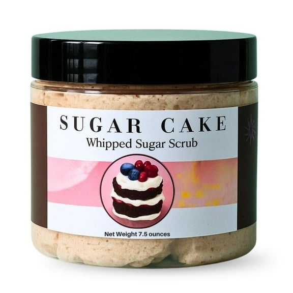 Nature Skin Shop Sugar Cake Whipped Sugar Scrub 8 oz