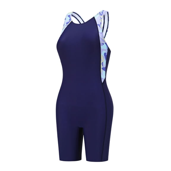 Shadoumai Girls Swimsuit One Piece Size 6 Cutout Waist Tankini Quick Drying Color Block Girl Bathing Suit Swimwear Set Girl Stretch Strap