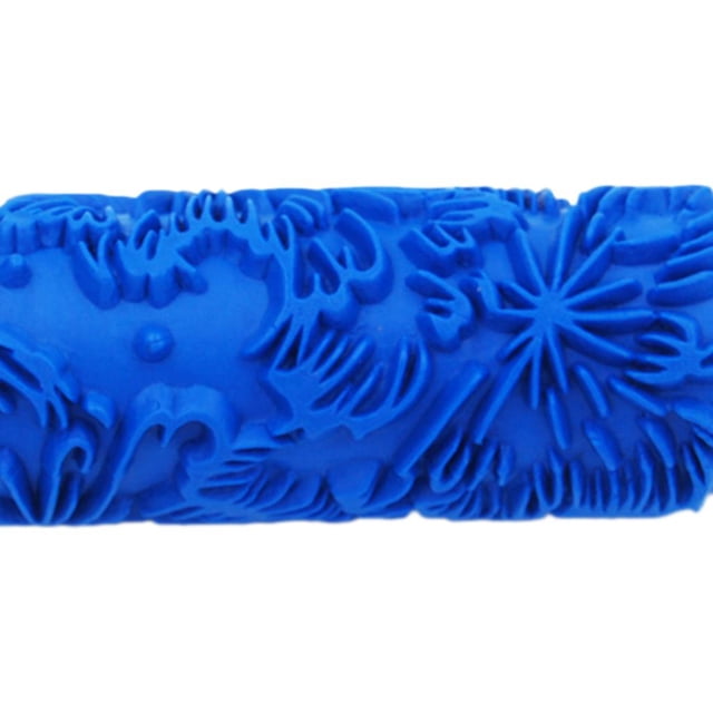 Elodie 5'' Embossed Flower Pattern Paint Roller Wall Art Texture DIY Decor Tool #10 10F