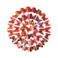 thumbnail image 3 of 200 piezas de mariposas voladoras 3D para decoración de pared, calcomanías de mariposas para pared, pegatinas de mariposas Rojo, 3 of 9