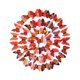 thumbnail image 3 of 200 pegatinas de mariposas 3D voladoras para decoración de pared, mariposas de PVC para manualidades. Rojo, 3 of 9