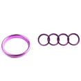thumbnail image 1 of VALINK 4Pcs/Set Air Outlet Plug Cover Sticker Decor Ring Aluminum Alloy for AUDI A3 S3 Q2L, 1 of 7