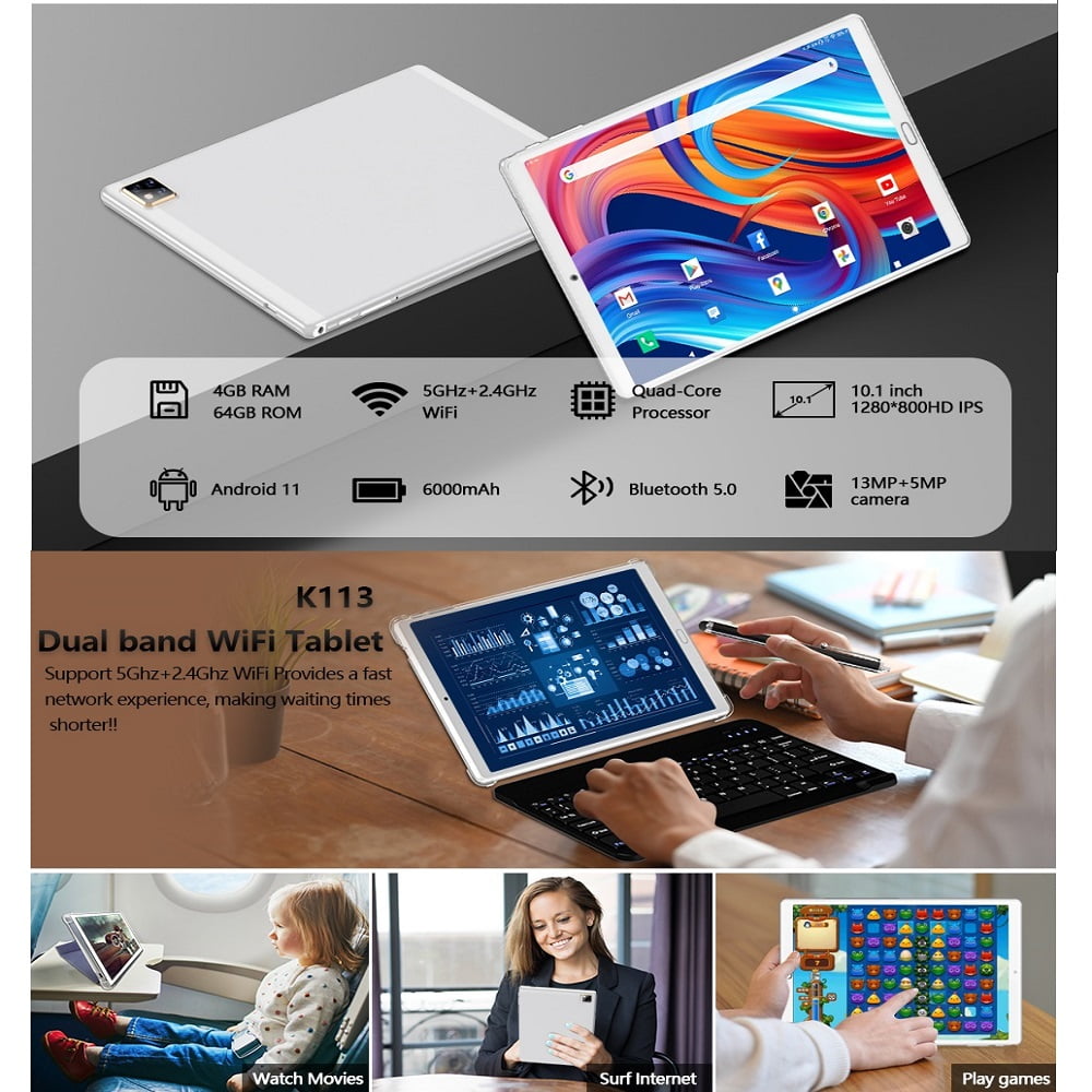 Versione globale Super 13 pollici grande schermo Android 12.0 Tablet  2160x1440 2k Display 10000 mAh batteria Bluetooth 5G Wifi pad GPS -  AliExpress
