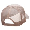 thumbnail image 4 of Soccer Defender Embroidered Solid Cotton Prostyle Twill Mesh Cap - Khaki OSFM, 4 of 5
