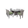 thumbnail image 1 of Table de Salle à Manger Rectangulaire en Patio Extérieur Monterey avec 8 Chaises Sans Bras, 1 of 2