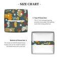 thumbnail image 5 of Yiaed Cute Animal Forest Print Tissue Box Cover, PU Leather Decorative Organizer for Tabletop, Bathroom, Car, Office Creative Decorative, 5 of 7