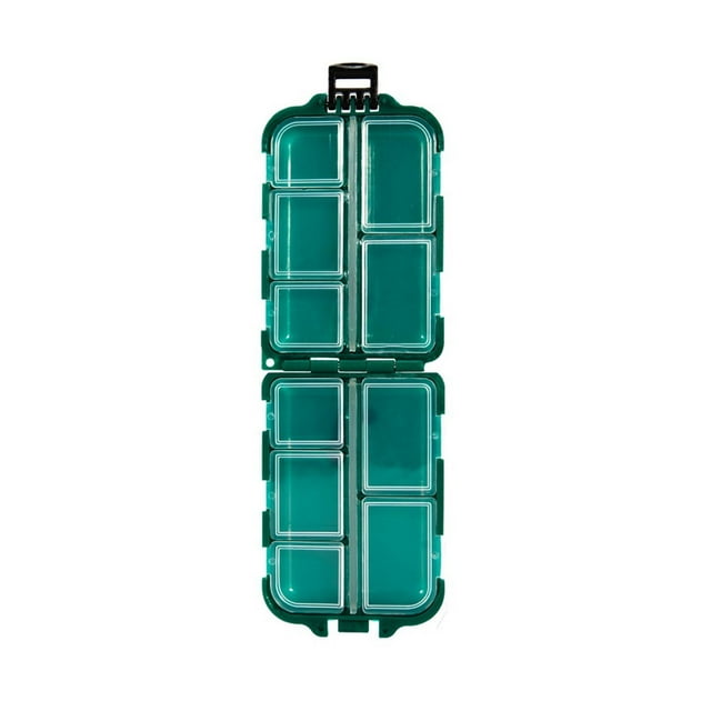 Fishing Tackle Box, Fishing Tools Box, Fishing Accessory, Durable, Storage Organizer Case, Fishing Storage Box, Fishing Tackle, Storage Container Green