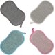 thumbnail image 1 of Dishwashing Sponge Washable Antibacterial Microfiber Reusable Double Sponge Scouring Pads for Nonstick Pans Pots Pans (4pcs Sponge), 1 of 5
