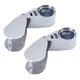 thumbnail image 1 of 2 Piezas 40X LED Lupa de Bolsillo Joyero Eye Glass Loop Lente Lupa Lupa Luz UV, 1 of 5