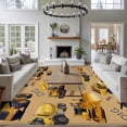 thumbnail image 3 of Area Rug for Living Room, Construction Truck Non-Slip Indoor Large Carpet for Bedroom/Dining Room, Cartoon Grips and Bulldozers Turmeric Washable Low-Profile Rectangle Floor Runner Rugs - 5 x 8 Ft, 3 of 8