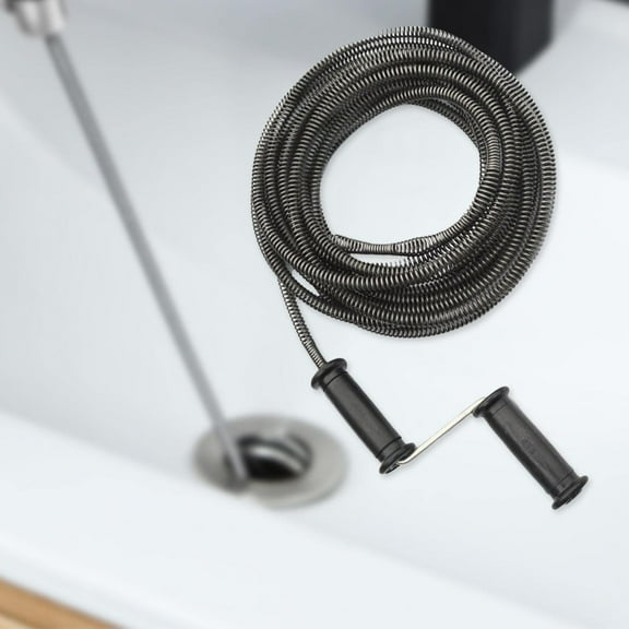 iMeshbean 50 Ft Drain Auger Plumbing Snake Clog Cable 1/2 In.Sewer Pipe Cleaner Durable NW