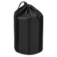 thumbnail image 1 of Uxcell Bolsa de almacenamiento impermeable para exteriores, bolsa de cordón para camping, senderismo y mochilero, negra, 5 x 9.8 pulgadas, 1 of 7