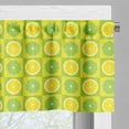 thumbnail image 5 of Ambesonne Lime Green Valance & Curtain, Lemon Lime Pop Art, 55"x30", Yellow Lime Green, 5 of 6