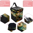 thumbnail image 2 of Chameleon Foldable Car Garbage Can with Lid, Leak-Proof, Hanging Storage Bag - Car Trash Bin, Mini Trash Can, 2 of 6