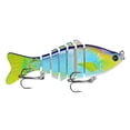 thumbnail image 2 of Cucharas Cebos Señuelos de pesca duros 2 anzuelos Junta de plástico ABS Señuelo para truchas Bass Walleyes Tipo 3, 2 of 7